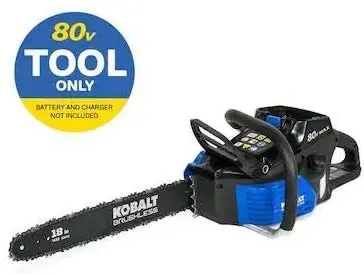 MAX-VOLT 80V Cordless 18-Inch Chainsaw with Lithium-Ion Battery for Efficient Cutting Performance
