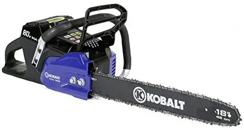 MAX-VOLT 80V Cordless 18-Inch Chainsaw with Lithium-Ion Battery for Efficient Cutting Performance