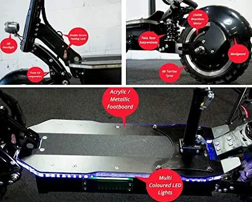 MAXX 60MPH High-Speed Foldable E-Scooter — 5000W Dual Motor, 60V/38.5Ah Battery, 83-Mile Range