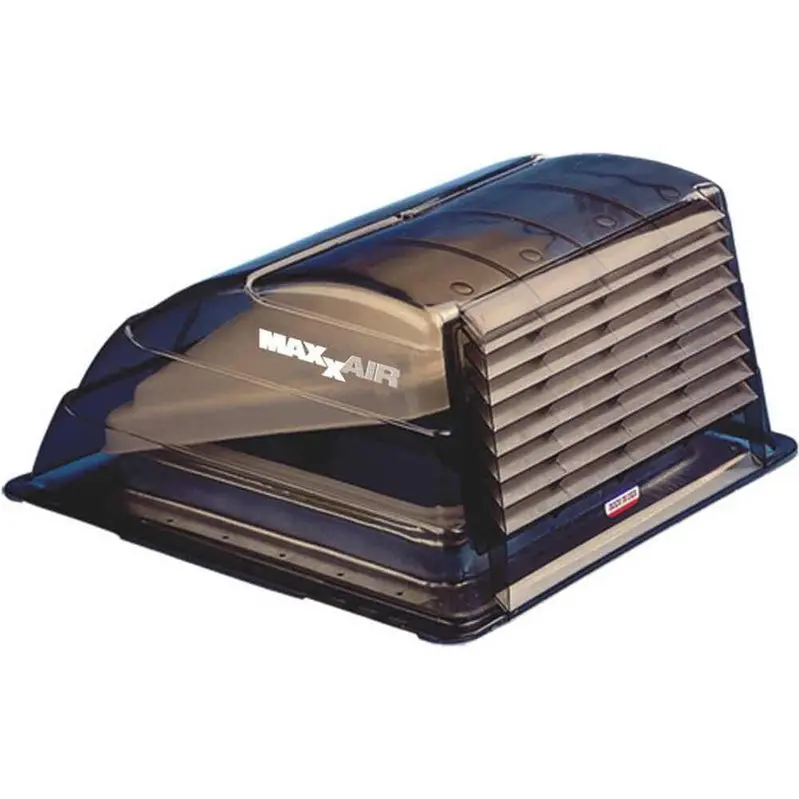 MaxxAir Smoke-Tinted RV Roof Vent Cover – Universal Fit for Vans, Campers & Travel Trailers