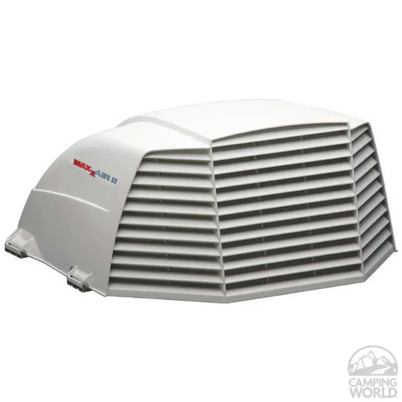 MaxxAir Smoke-Tinted RV Roof Vent Cover – Universal Fit for Vans, Campers & Travel Trailers
