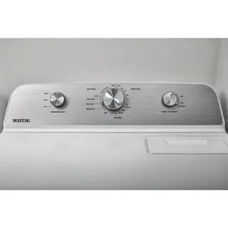 Maytag 7.0 Cu. Ft. White Vented Gas Dryer – Reliable Performance Model MGD4500MW