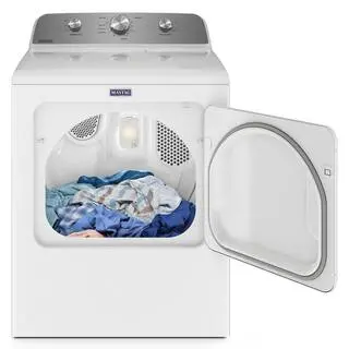Maytag 7.0 Cu. Ft. White Vented Gas Dryer – Reliable Performance Model MGD4500MW