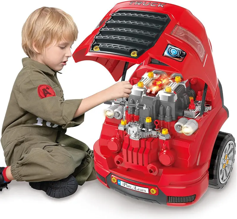 Mechanical Truck Engine Toy – Hands-On STEM Learning Kit for Aspiring Young Mechanics