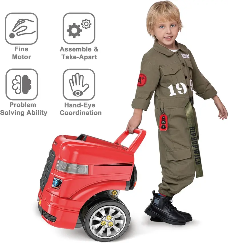 Mechanical Truck Engine Toy – Hands-On STEM Learning Kit for Aspiring Young Mechanics
