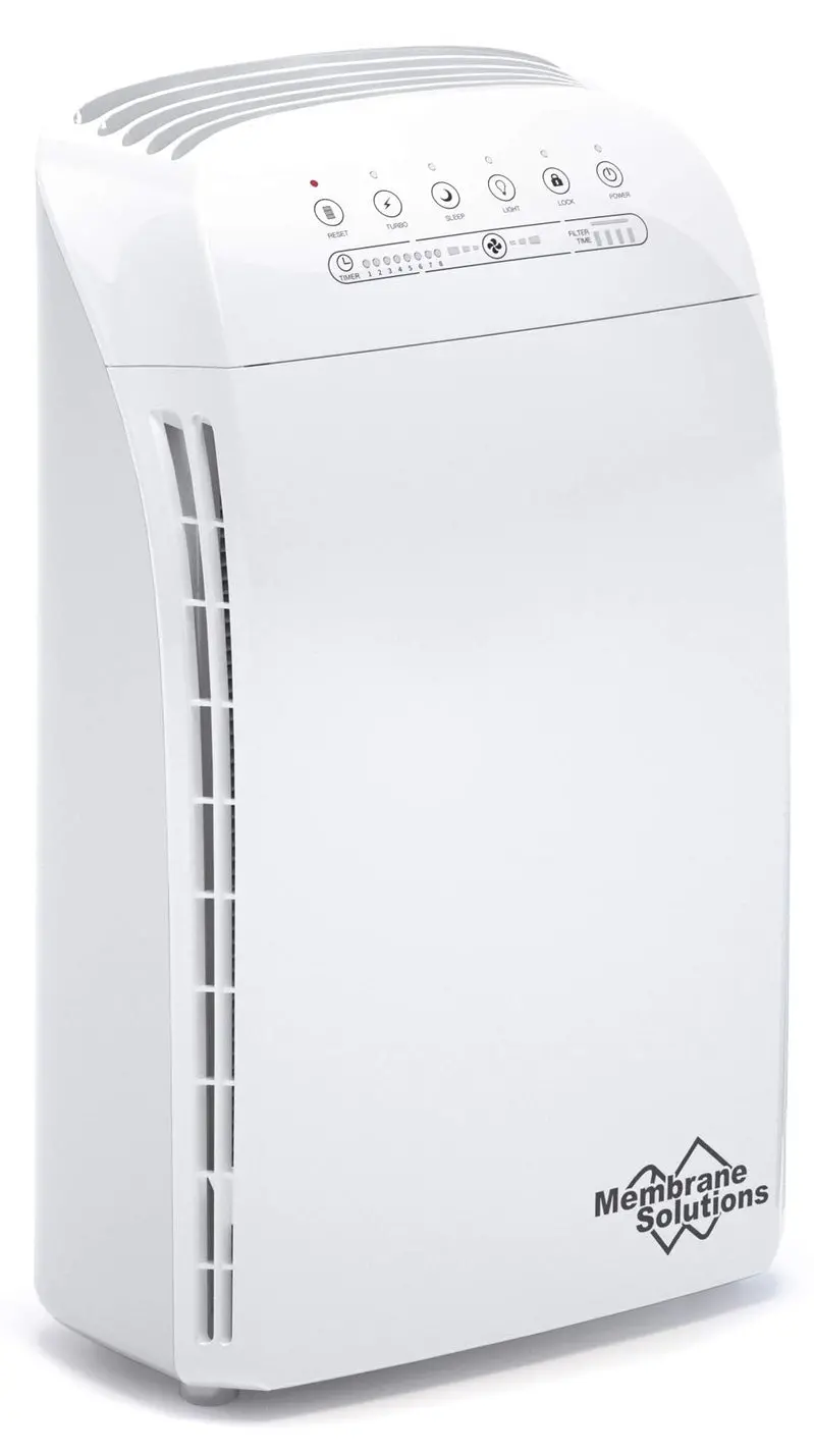 Membrane Solutions MSA3 Air Purifier – Covers Up to 1590 Sq Ft with True HEPA + Activated Carbon Filtration