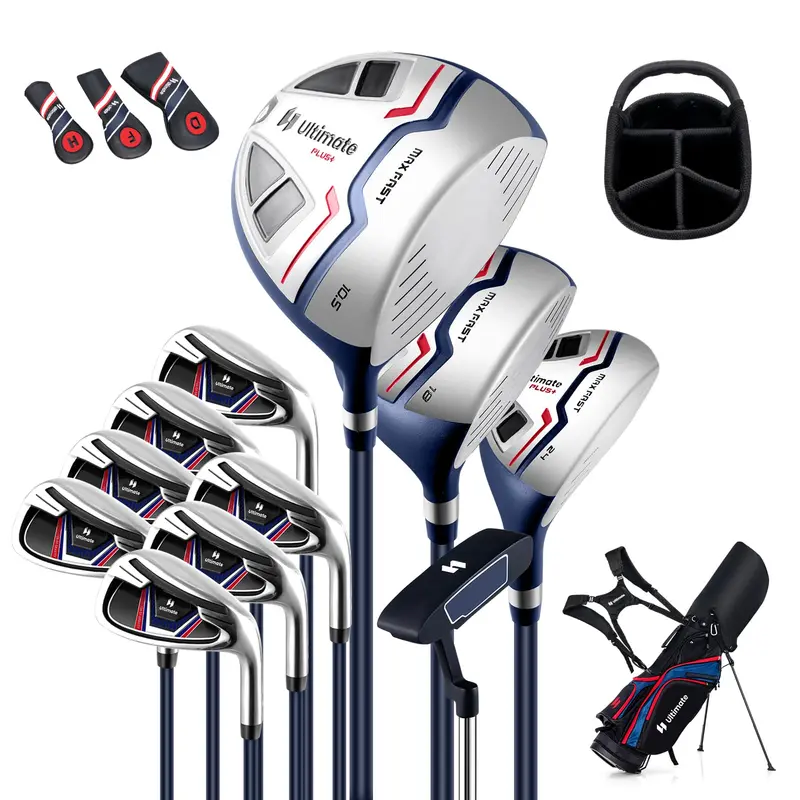 Men’s Complete Golf Club Set Including Driver, Irons, Putter, and Carry Bag 2