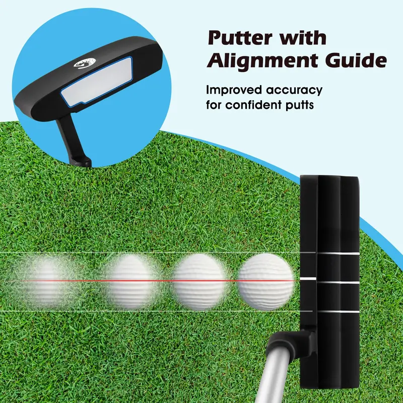 Men’s Starter Golf Set – 12-Piece Right-Handed Club Bundle for Beginners & Recreational Players
