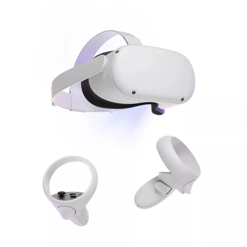 Meta Quest 2 VR Headset (256GB Version) — Standalone Virtual Reality System Featuring High-Resolution Display and Immersive 3D Spatial Audio