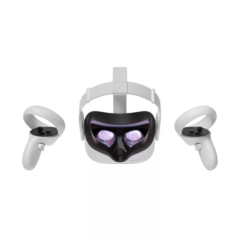 Meta Quest 2 VR Headset (256GB Version) — Standalone Virtual Reality System Featuring High-Resolution Display and Immersive 3D Spatial Audio