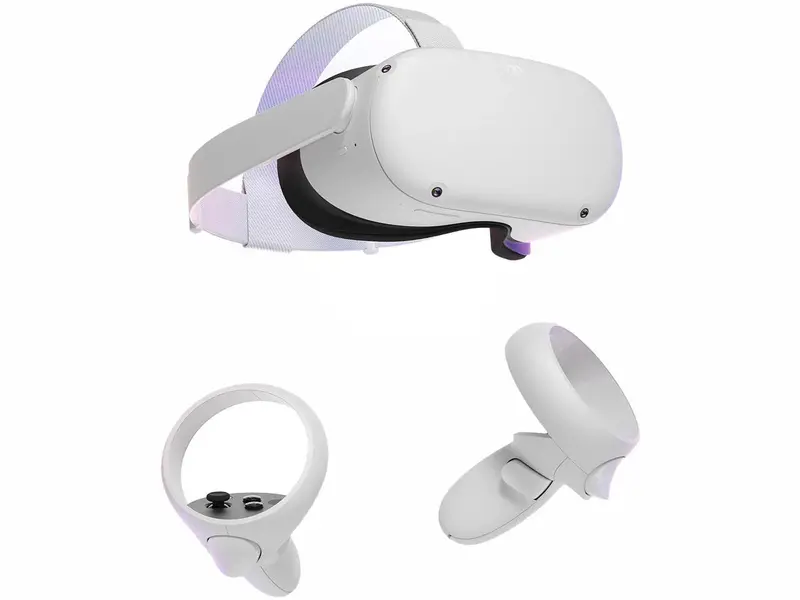 Meta Quest 2 Wireless VR Headset – 256GB Standalone Virtual Reality System Featuring 3D Spatial Audio and Precision Hand Tracking