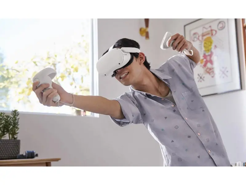 Meta Quest 2 Wireless VR Headset – 256GB Standalone Virtual Reality System Featuring 3D Spatial Audio and Precision Hand Tracking