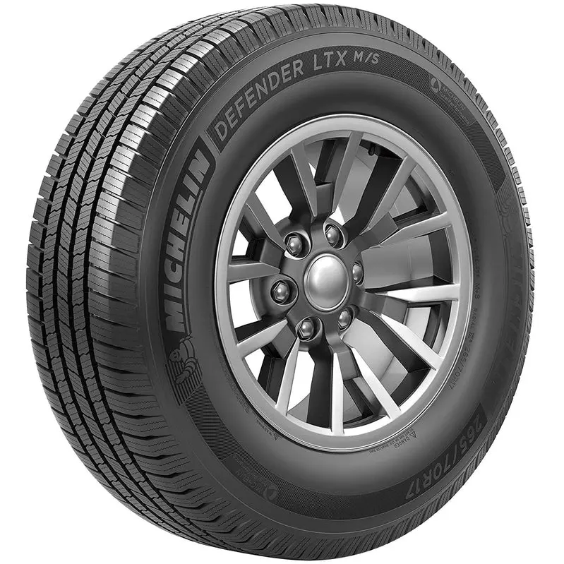 Michelin Defender LTX M/S LT265/70R17/E All-Season Light Truck Tire – Load Range E, 121/118R Speed Rating