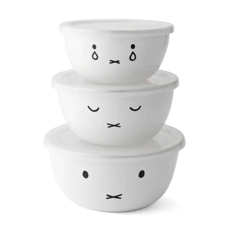 Miffy Stackable Mixing Bowl Set – 3-Piece Kitchen Essentials