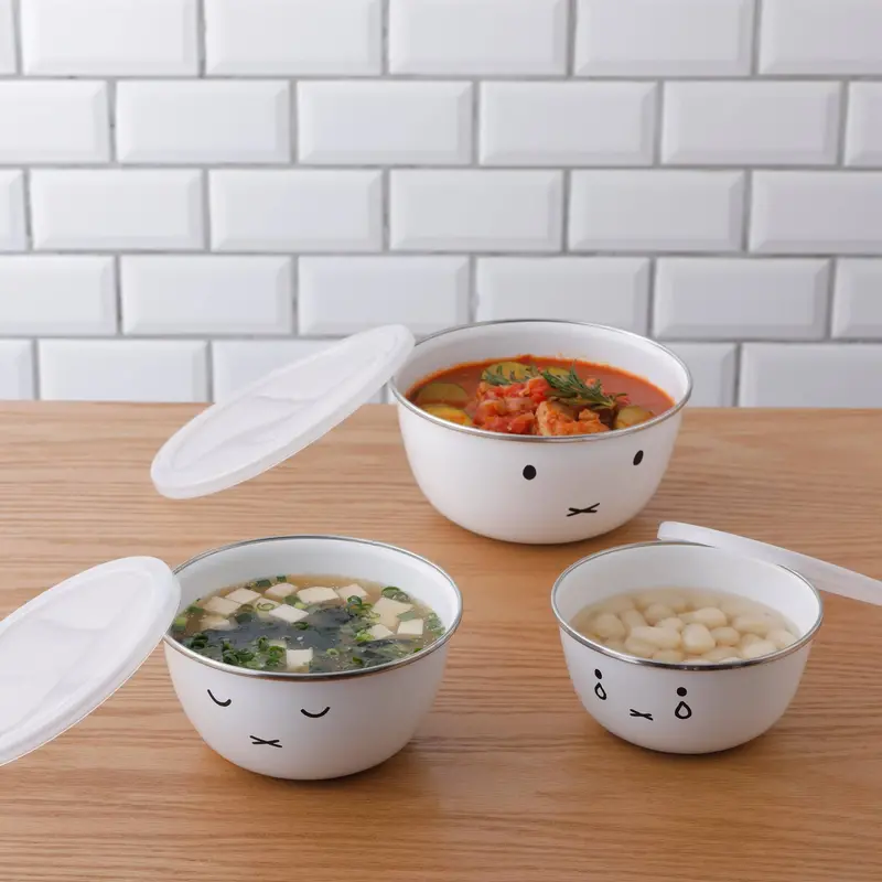 Miffy Stackable Mixing Bowl Set – 3-Piece Kitchen Essentials
