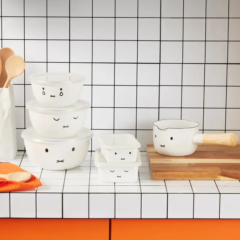 Miffy Stackable Mixing Bowl Set – 3-Piece Kitchen Essentials