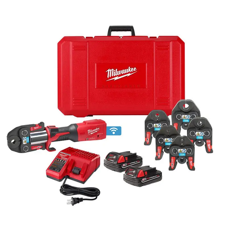 Milwaukee M18 FORCE LOGIC Press Tool with ONE-KEY Technology – Compatible with 1/2-Inch Copper & Stainless Steel Fittings