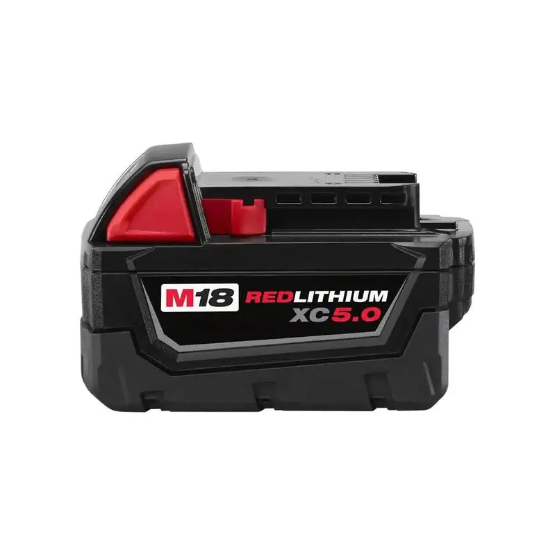Milwaukee M18 XC 18V Lithium-Ion Battery – 5.0 Ah Extended Runtime
