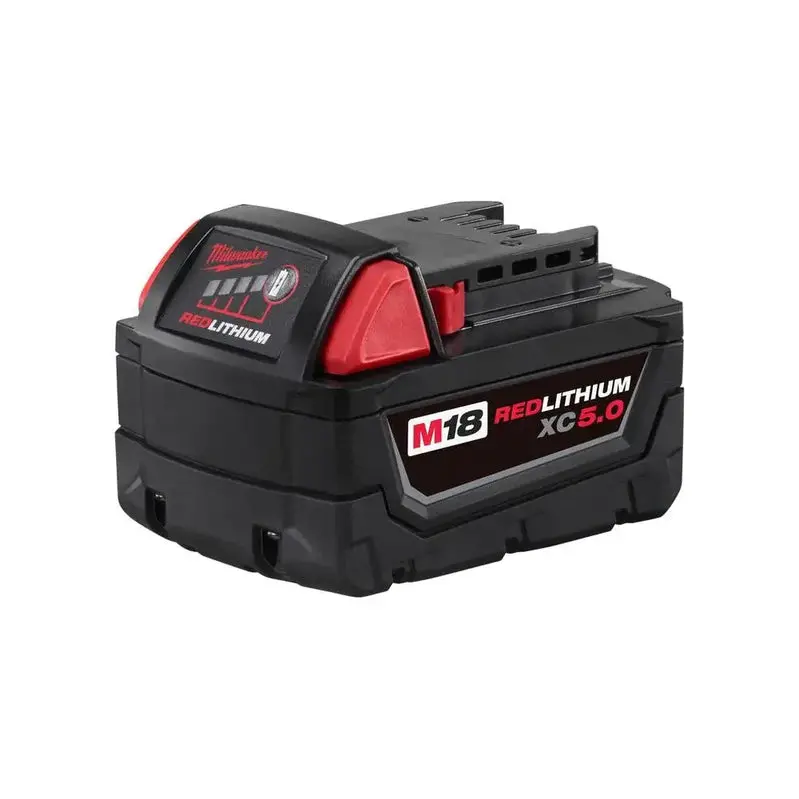 Milwaukee M18 XC 18V Lithium-Ion Battery – 5.0 Ah Extended Runtime