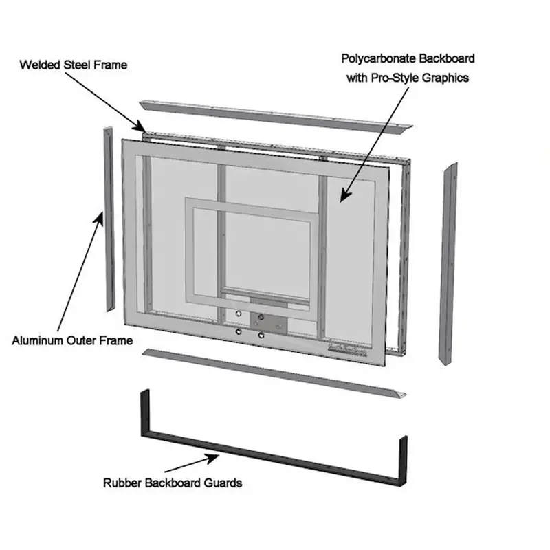 Mini Pro Xtreme Space-Saving Indoor Wall-Mounted Basketball Hoop – Polycarbonate Backboard & Reinforced Steel Rim