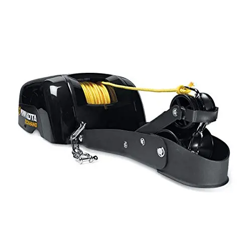 Minn Kota Deckhand 40 Electric Anchor Winch – 40-Pound Pull Force, Includes 100-Foot Rope and Horizontal Davit Mount