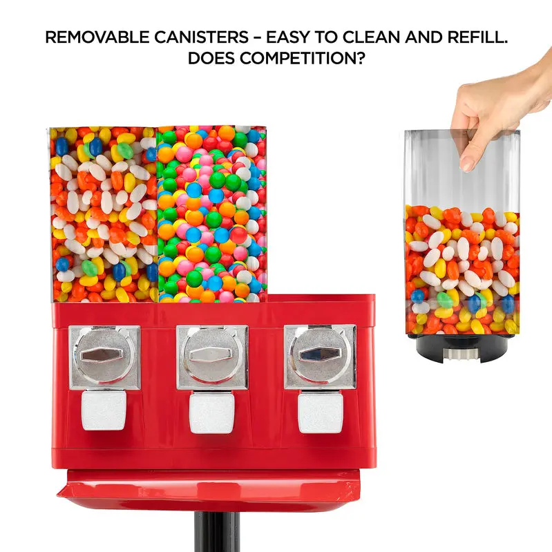 Modular Commercial Dispenser System with Removable Storage Canisters