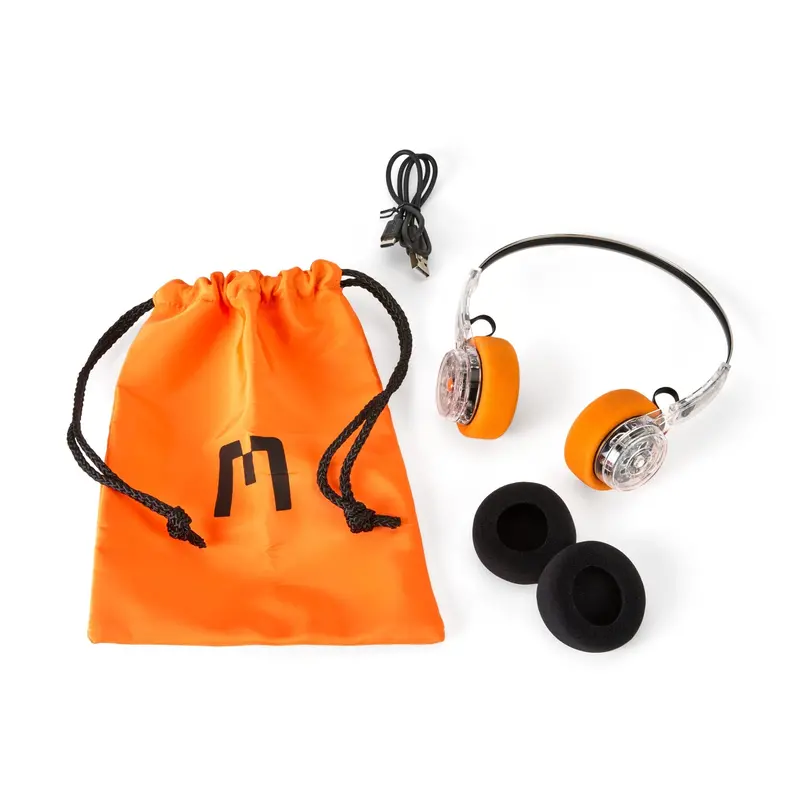 Mondo Freestyle On-Ear Headphones – Transparent Lightweight Audio Wear