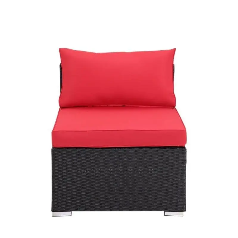 Moshannon All-Weather 6-Piece Wicker Outdoor Seating Set – Cushioned Rattan Furniture for Patios