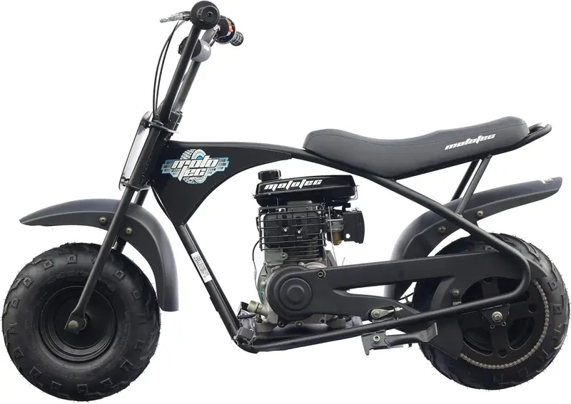 MotoTec 105cc Gas-Powered Mini Bike – 3.5HP Engine, 23 MPH Top Speed, Alloy Steel Frame for Indoor or Outdoor Use