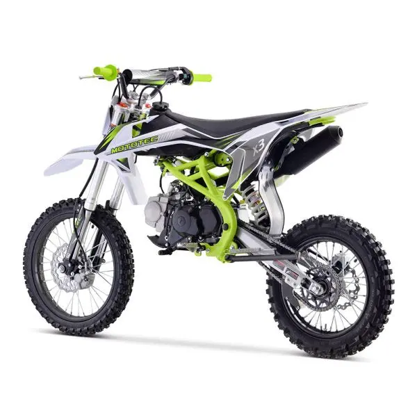 MOTOTEC X3 125cc Gas-Powered Youth Dirt Bike – 4-Stroke Engine, Camo-Green Frame, Entry-Level Off-Roader
