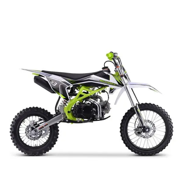 MOTOTEC X3 125cc Gas-Powered Youth Dirt Bike – 4-Stroke Engine, Camo-Green Frame, Entry-Level Off-Roader