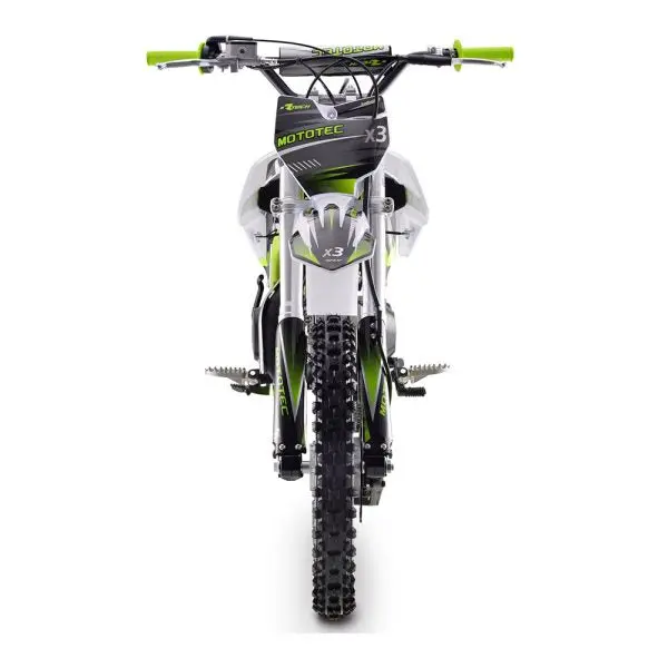 MOTOTEC X3 125cc Gas-Powered Youth Dirt Bike – 4-Stroke Engine, Camo-Green Frame, Entry-Level Off-Roader