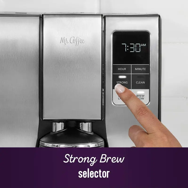 Mr. Coffee 10-Cup Programmable Thermal Carafe Coffee Maker – Double-Wall Stainless Steel Pot