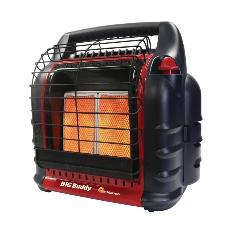 Mr. Heater Big Buddy Portable Propane Heater – 18,000 BTU Radiant Heat with Auto-Safety Shutoff