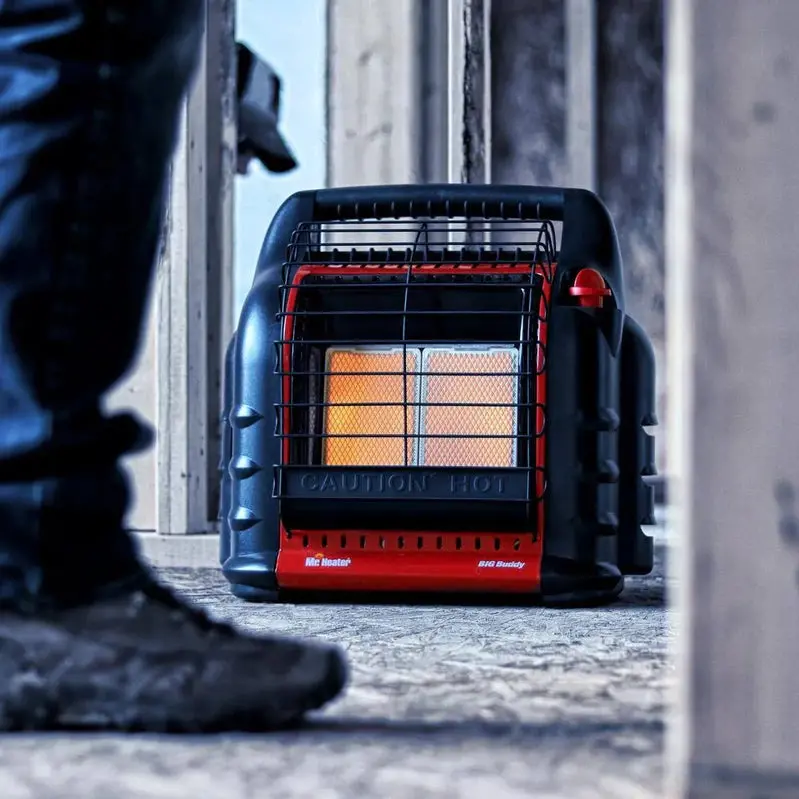 Mr. Heater Big Buddy Portable Propane Heater – 18,000 BTU Radiant Heat with Auto-Safety Shutoff