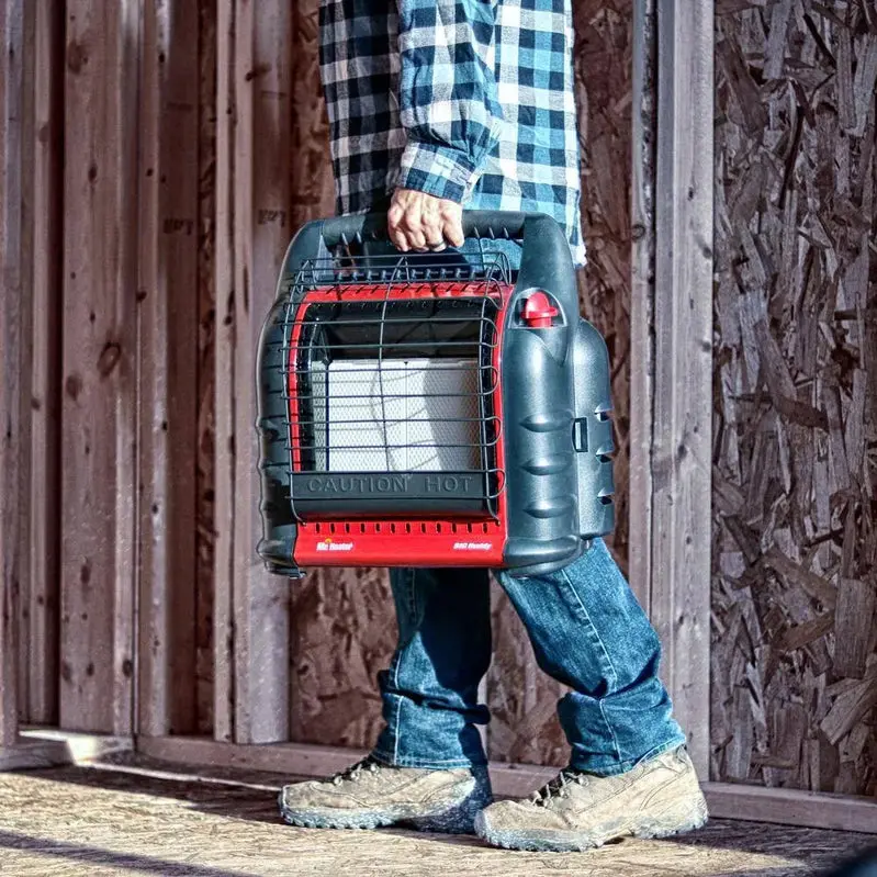 Mr. Heater Big Buddy Portable Propane Heater – 18,000 BTU Radiant Heat with Auto-Safety Shutoff