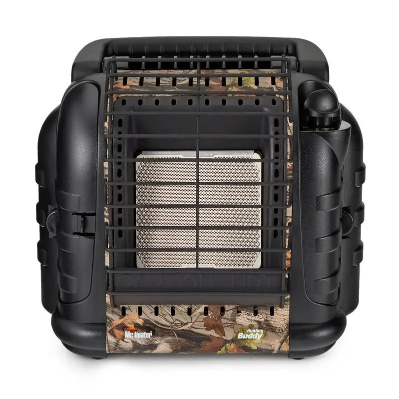 Mr. Heater Hunting Buddy Camo Propane Heater – 12,000 BTU Portable Outdoor Heating Unit
