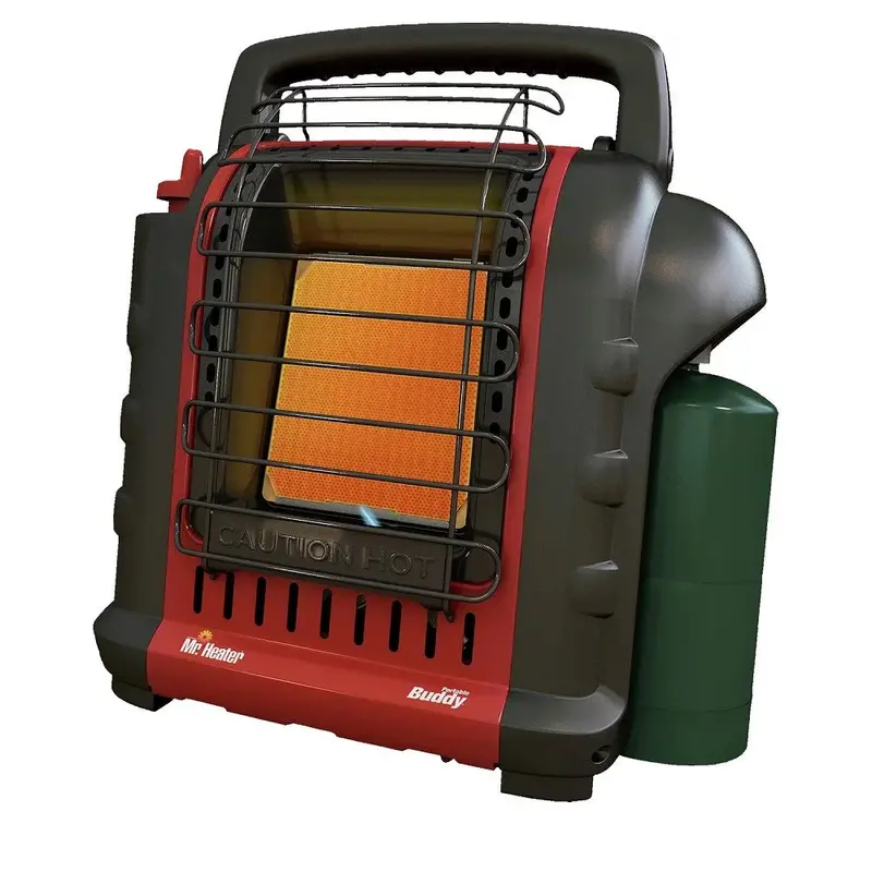 Mr. Heater Portable Buddy Propane Heater – 9000 BTU Indoor/Outdoor Unit, Compact Design & Made in USA