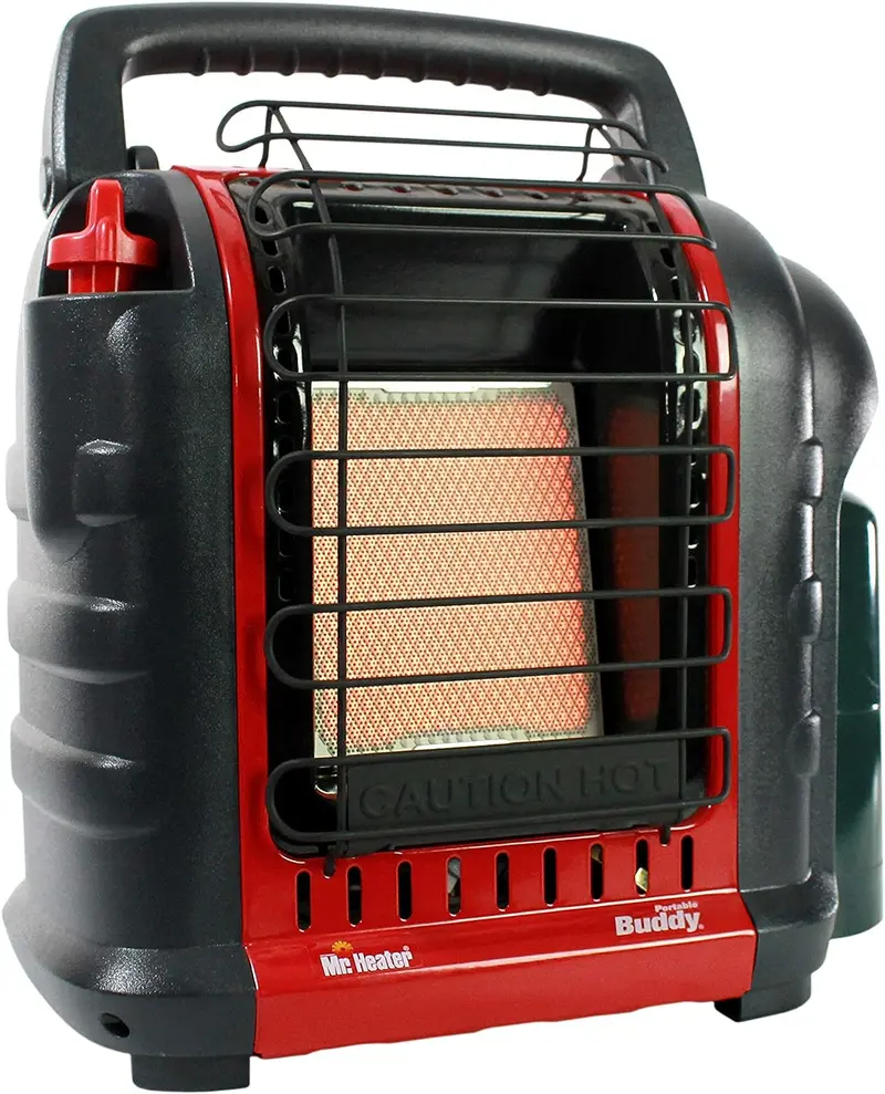 Mr. Heater Portable Radiant Propane Heater – Indoor-Certified 4000–9000 BTU Warmth for Garages and Workspaces
