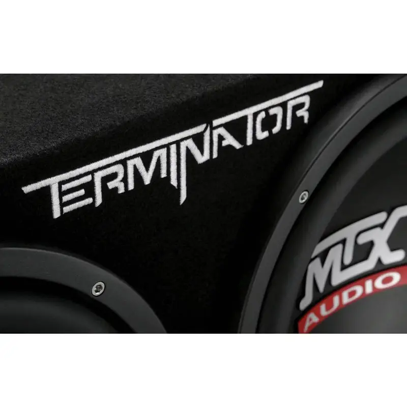 MTX TNE212D Subwoofer Bundle – Dual 12-Inch Woofers, Monoblock Amplifier, and Complete Installation Wiring Kit