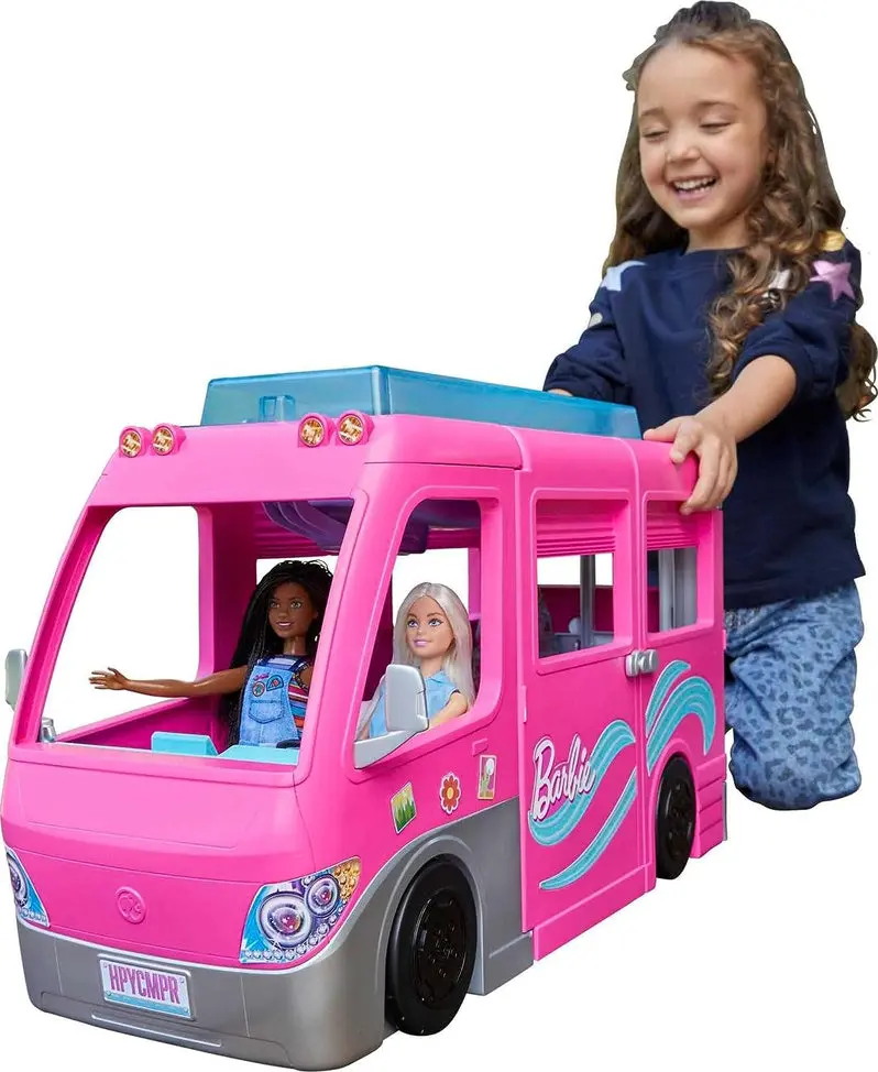 Multi-Activity Outdoor Playset – Includes Slide, Toy Vehicles, Sand or Water Pool, and Play Furniture