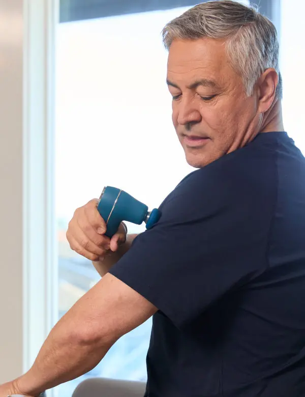 MyoLite – Lightweight Cordless Percussion Massage Gun for Travel and Recovery
