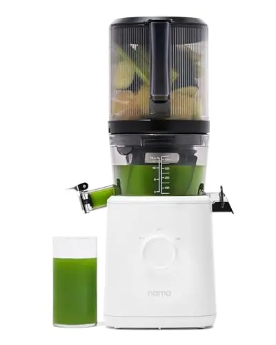 Nama J2 Cold-Press Juicer – Wide-Feed Masticating Design with Self-Feeding Hopper and High-Yield Extraction