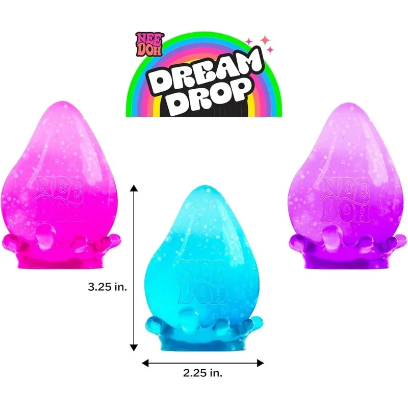 NeeDoh Dream Drop – Smooth-Touch Sensory Ball Pack (3 Count)