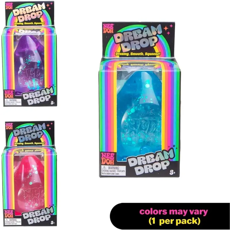 NeeDoh Dream Drop – Smooth-Touch Sensory Ball Pack (3 Count)