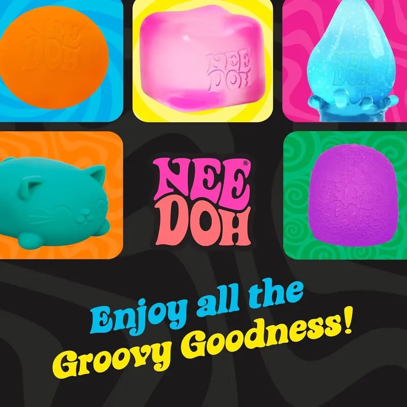 NeeDoh Gumdrop – Textured 2.5-Inch Sensory Squeeze Ball