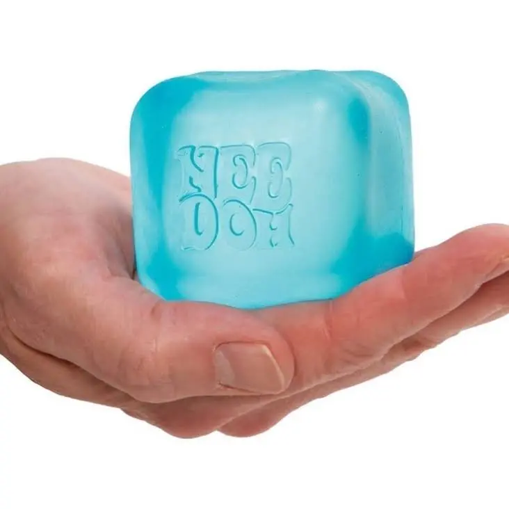 NeeDoh Nice Cube – Assorted-Color Single Squish Toy