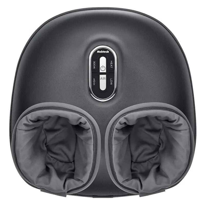 Nekteck Shiatsu Foot Massager – Deep Kneading Therapy with Adjustable Heat for Full-Soles Relaxation
