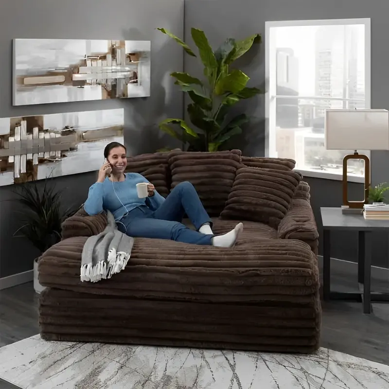 Nestle Power-Recline Lounge – Motorized Recliner Featuring Integrated Drink Holders and Dual Fast-Charging USB Ports