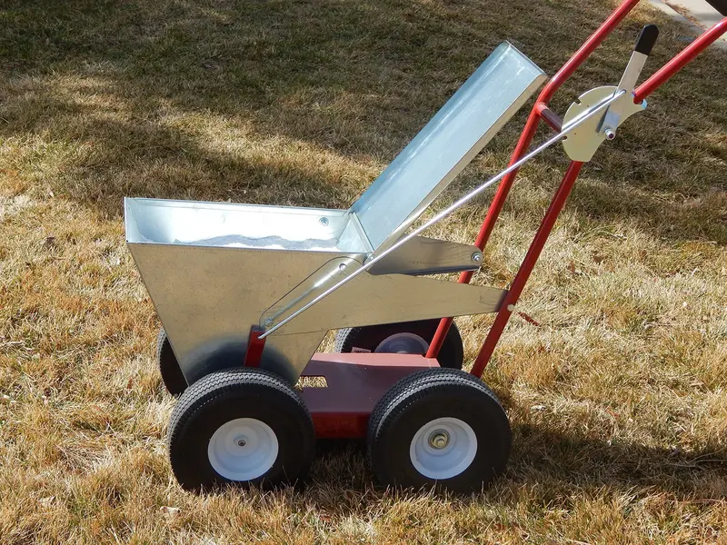 Newstripe NewLiner HD Field Line Marker – Galvanized Steel Dry-Line Applicator for Sports Fields and Events (2" or 4" Width)